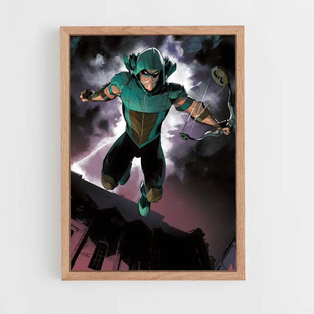 ap-green arrow-2 cadre Bois clair