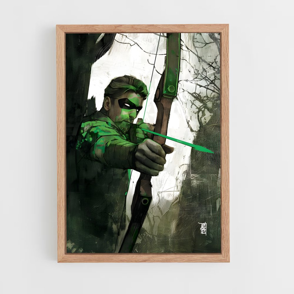 ap-green arrow-5 cadre Bois clair