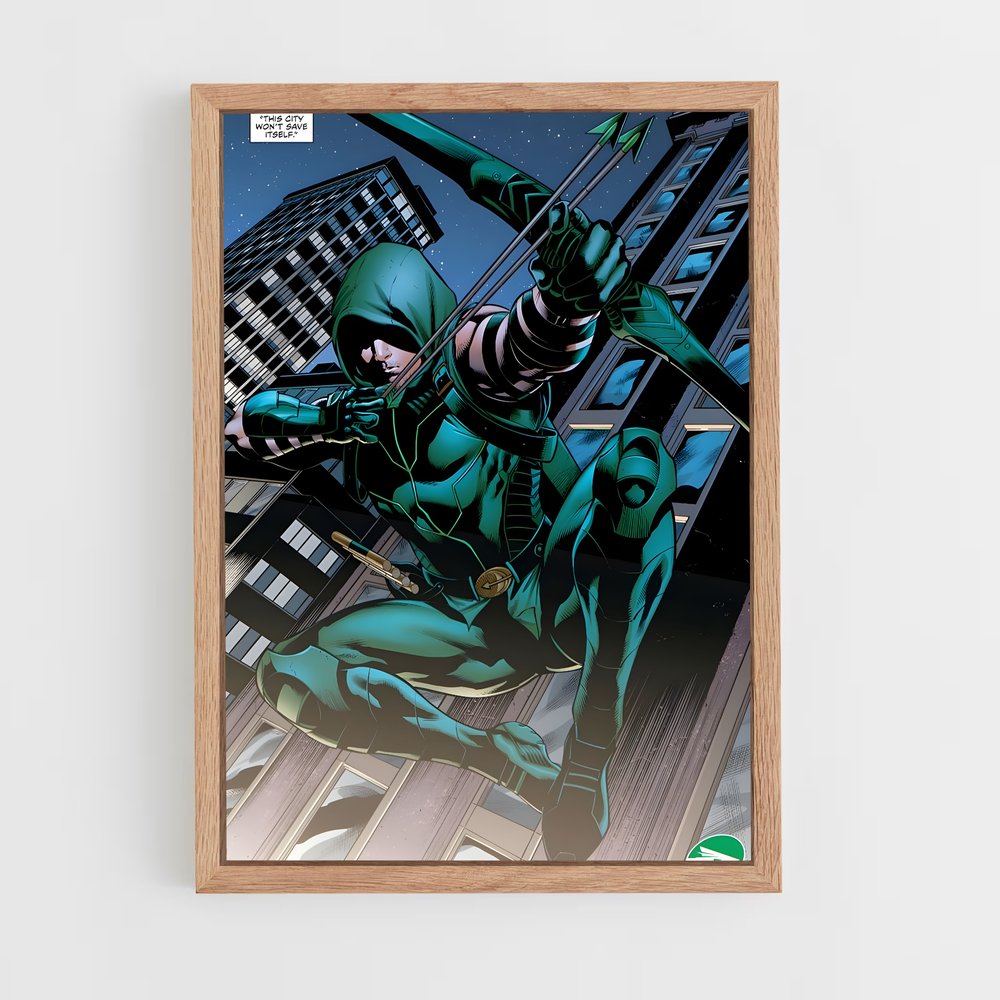 ap-green arrow-7 cadre Bois clair