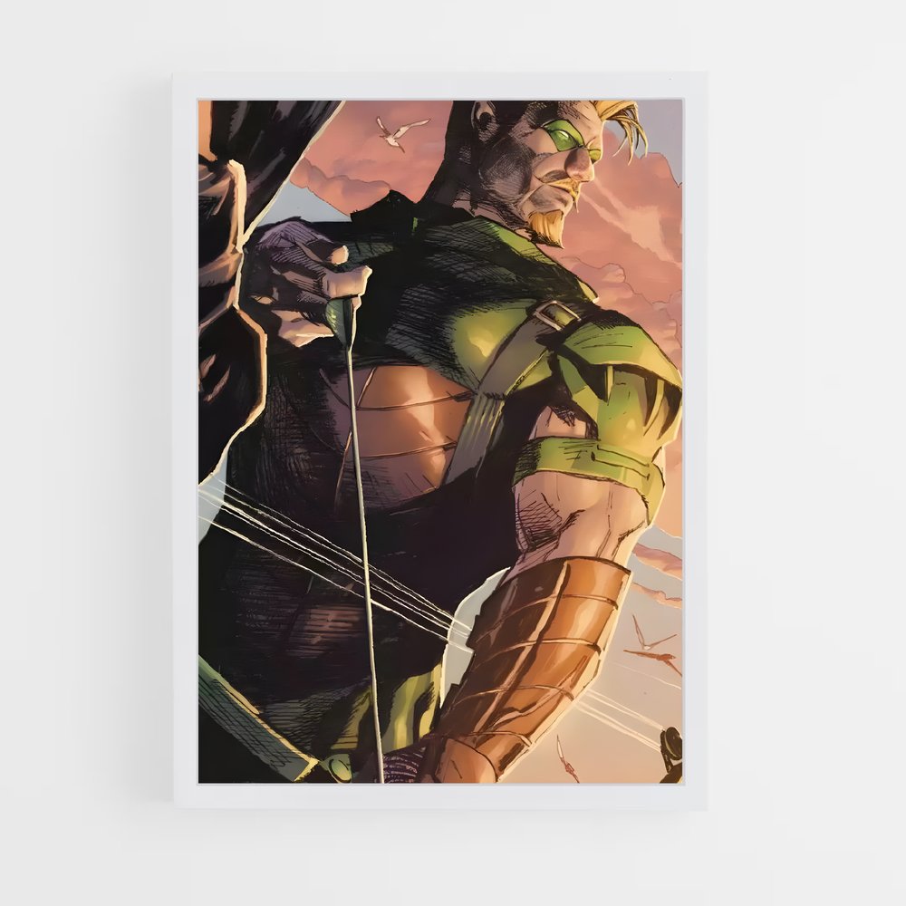 ap-green arrow-8 cadre Blanc