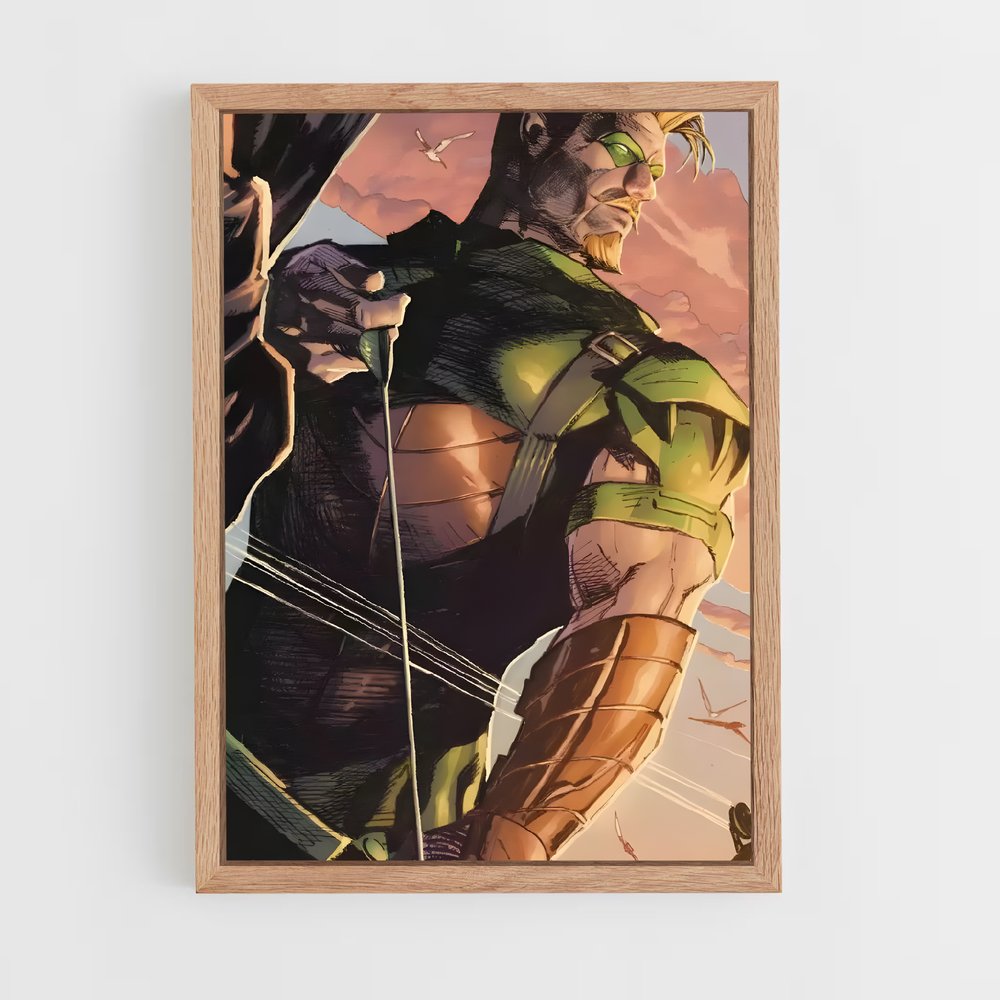 ap-green arrow-8 cadre Bois clair