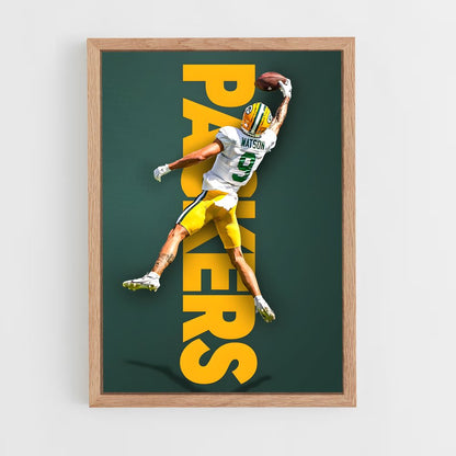ap-green bay packers-2 cadre Bois clair