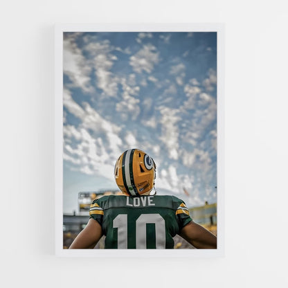 ap-green bay packers-5 cadre Blanc