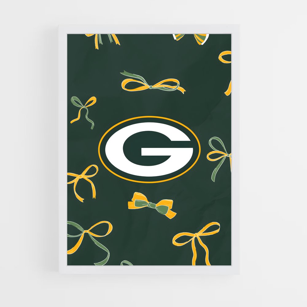 ap-green bay packers-6 cadre Blanc