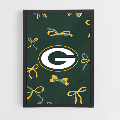 ap-green bay packers-6 cadre Noir