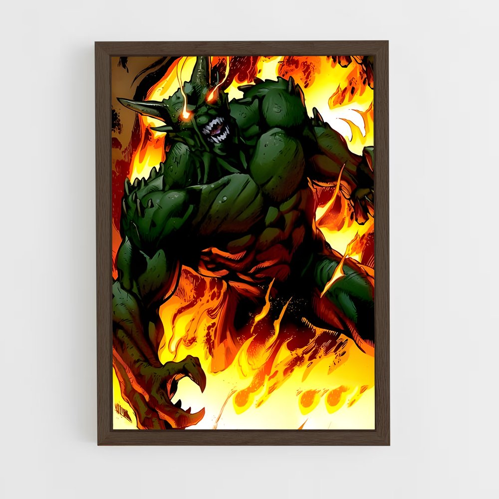 ap-green goblin-3 cadre Bois foncé