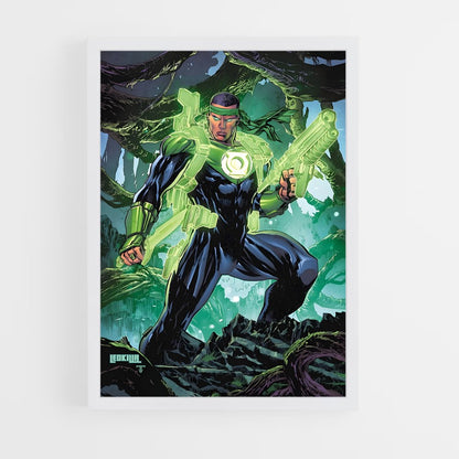 ap-green lantern-14 cadre Blanc