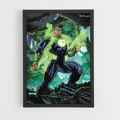 ap-green lantern-14 cadre Noir