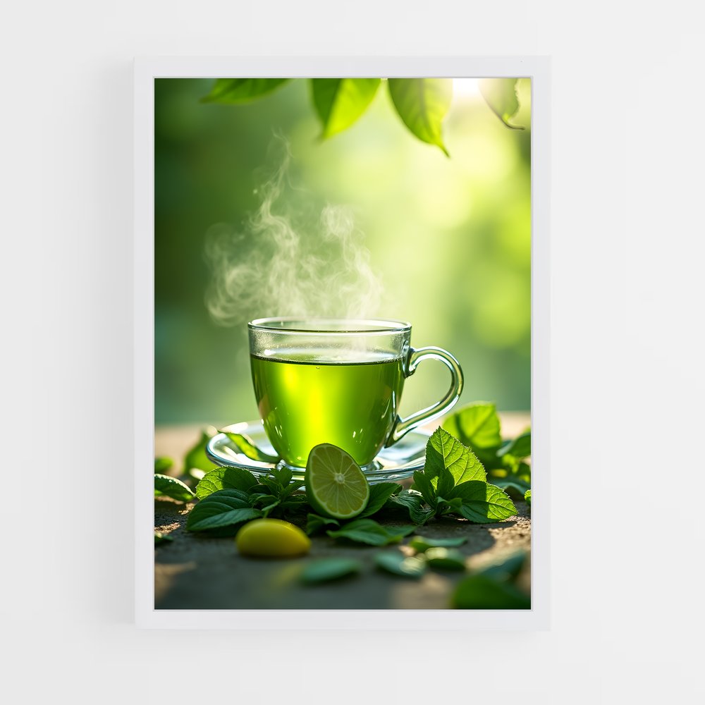 ap-green tea-1 cadre Blanc