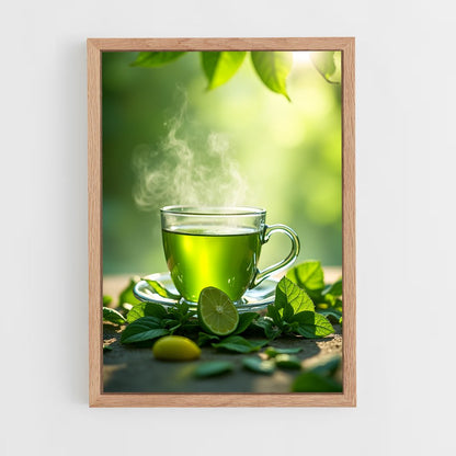 ap-green tea-1 cadre Bois clair