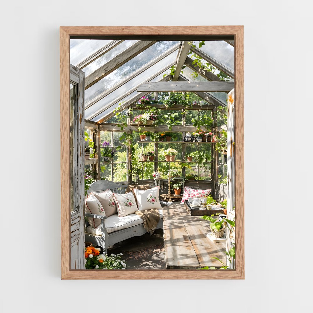 ap-greenhouse-6 cadre Bois clair