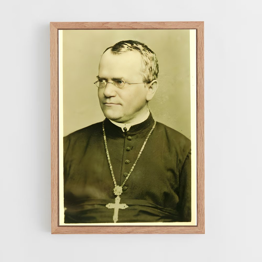 ap-gregor mendel-2 cadre Bois clair