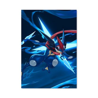 Poster Greninja en Action