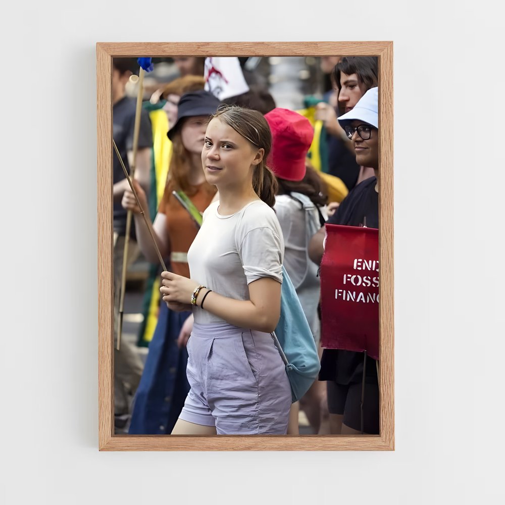 ap-greta thunberg-1 cadre Bois clair