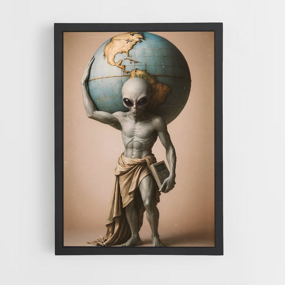 ap-grey alien-5 cadre Noir