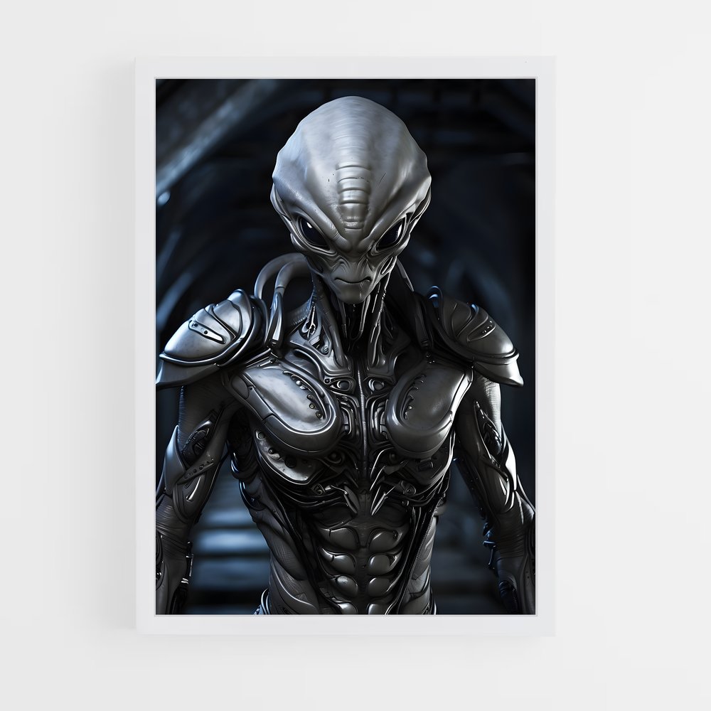 ap-grey alien-6 cadre Blanc