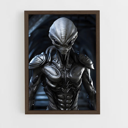 ap-grey alien-6 cadre Bois foncé