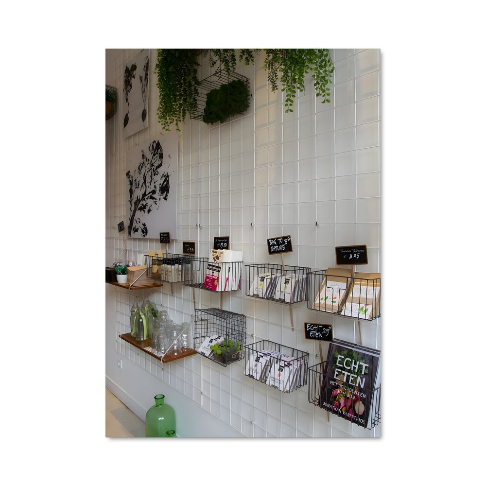 Poster Bibliothèque Verdoyante