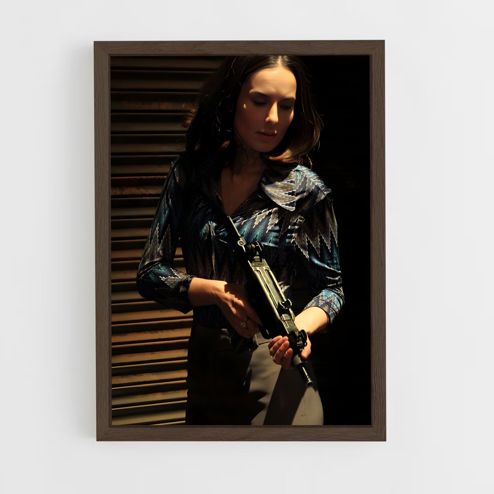 ap-griselda blanco-1 cadre Bois foncé