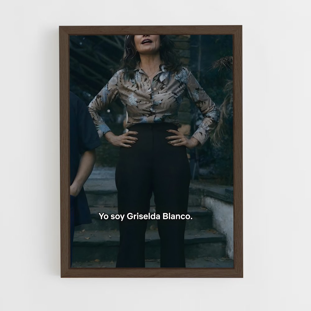 ap-griselda blanco-4 cadre Bois foncé