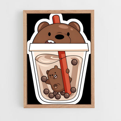 ap-grizzly we bare bears-1 cadre Bois clair