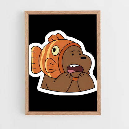 ap-grizzly we bare bears-2 cadre Bois clair
