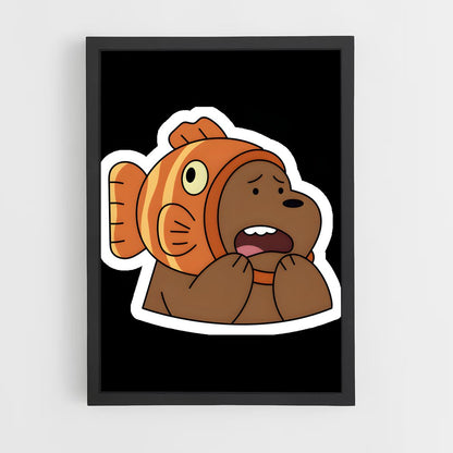 ap-grizzly we bare bears-2 cadre Noir