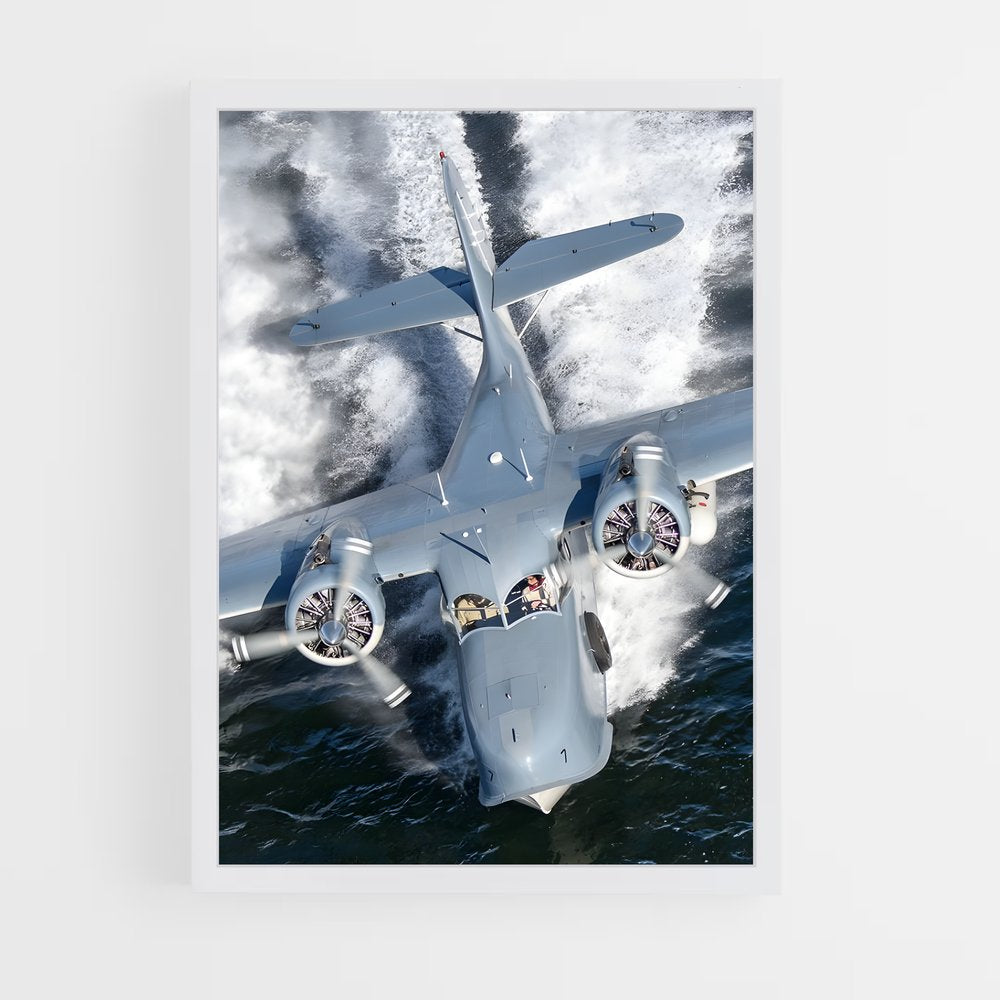 ap-grumman goose-1 cadre Blanc