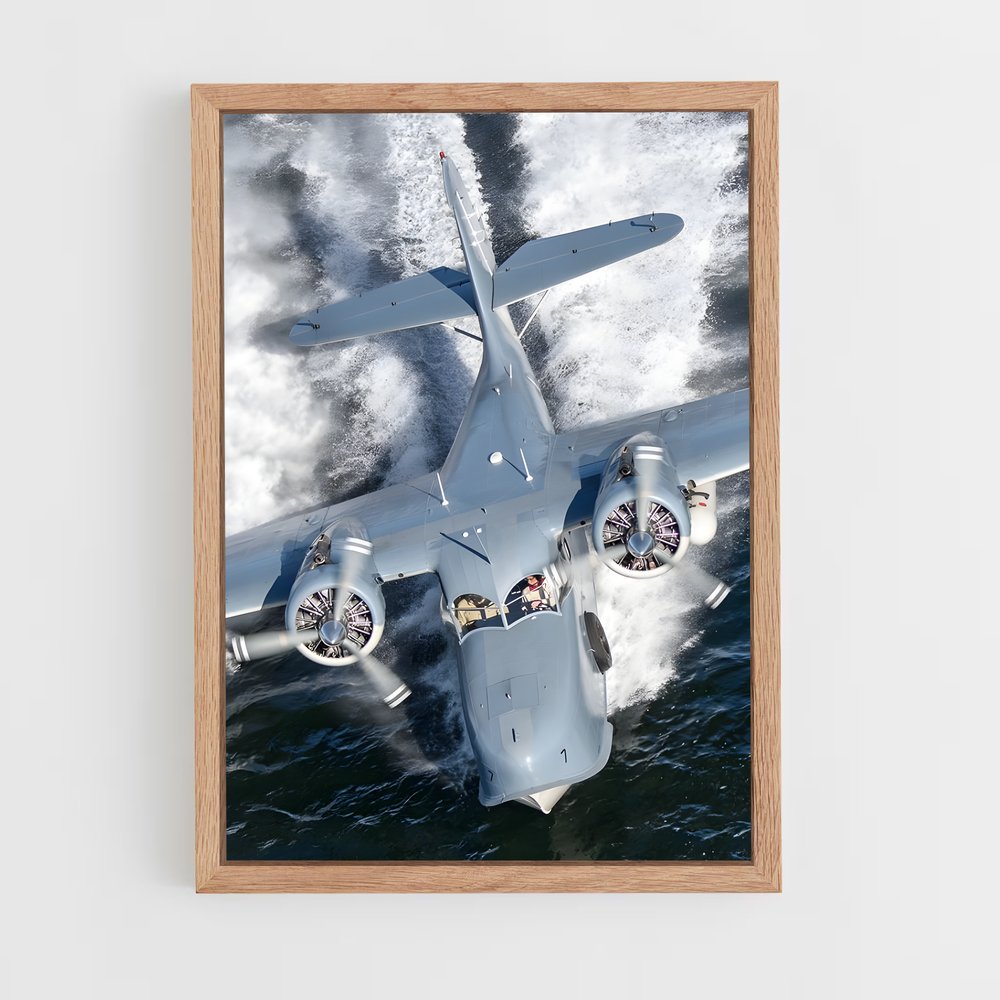 ap-grumman goose-1 cadre Bois clair