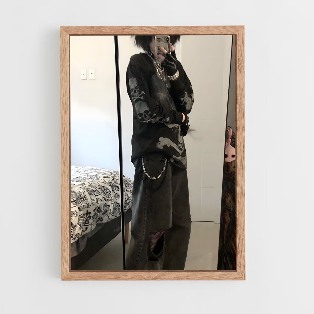 ap-grunge-10 cadre Bois clair