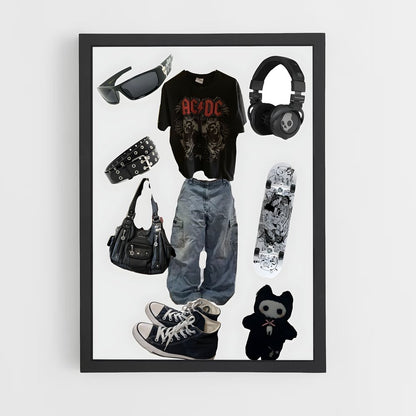 ap-grunge-3 cadre Noir