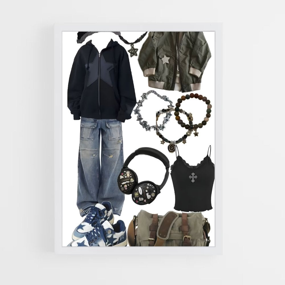 ap-grunge-4 cadre Blanc