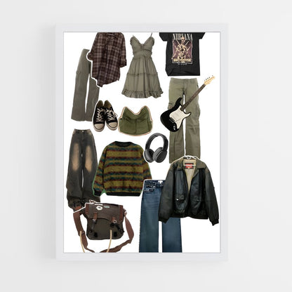 ap-grunge-5 cadre Blanc