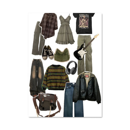 Poster Grunge Chic