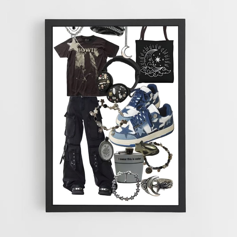 ap-grunge-6 cadre Noir