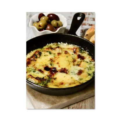 Poster Fondue et Olives