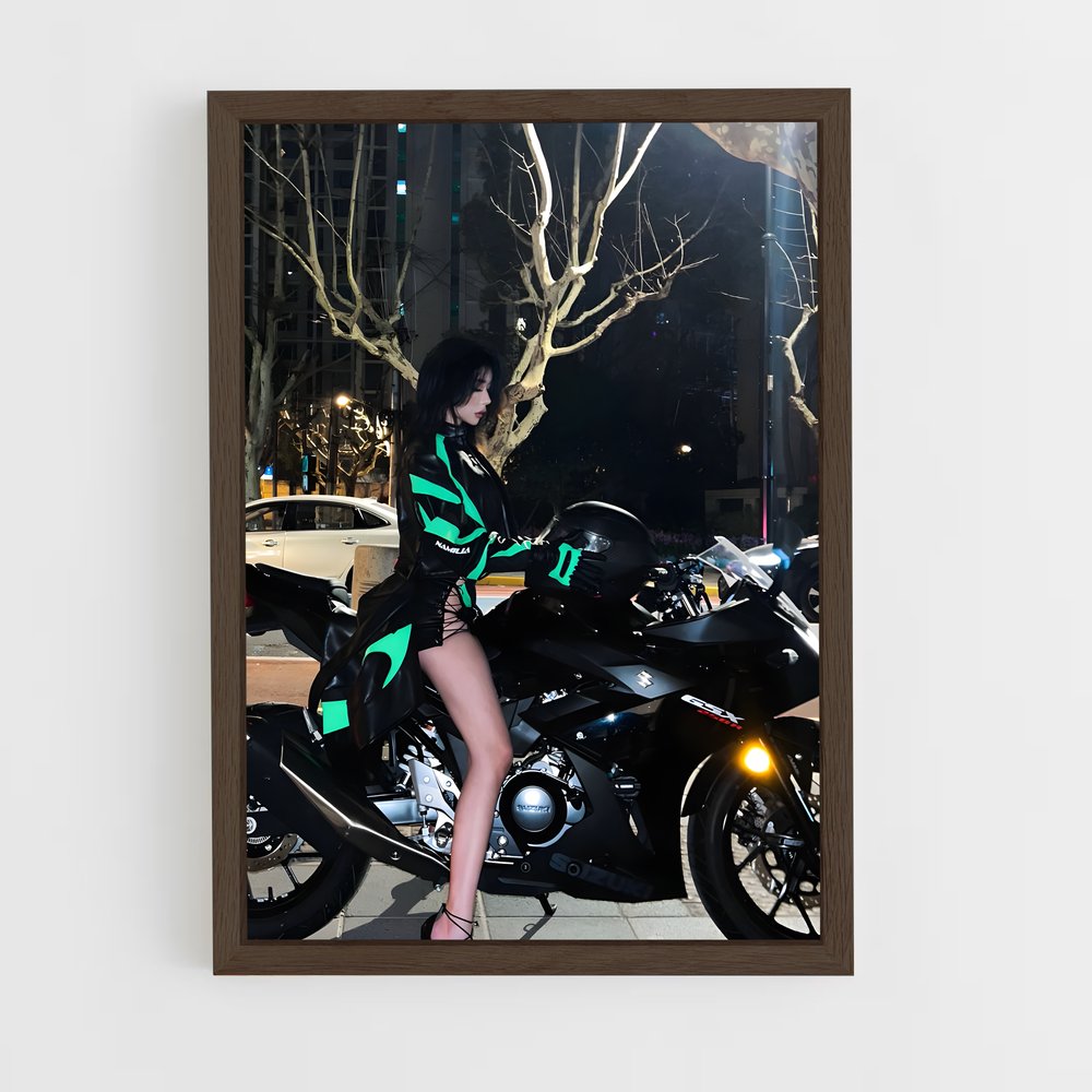 ap-gsx250r-3 cadre Bois foncé