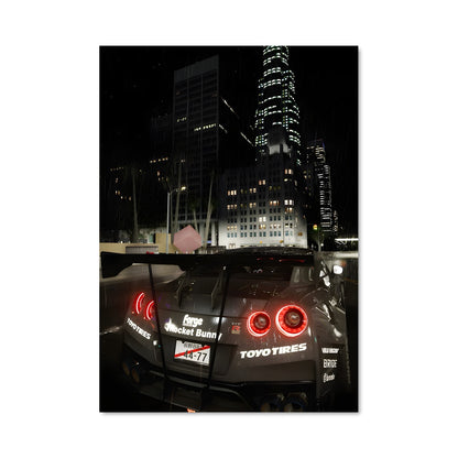 Poster Nuit Pluvieuse R35