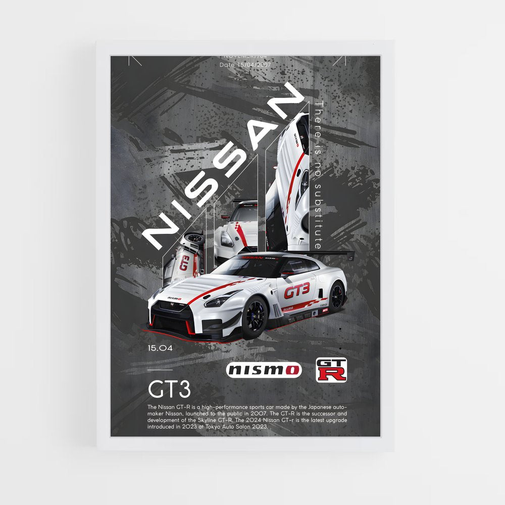 ap-gt-r nismo-9 cadre Blanc