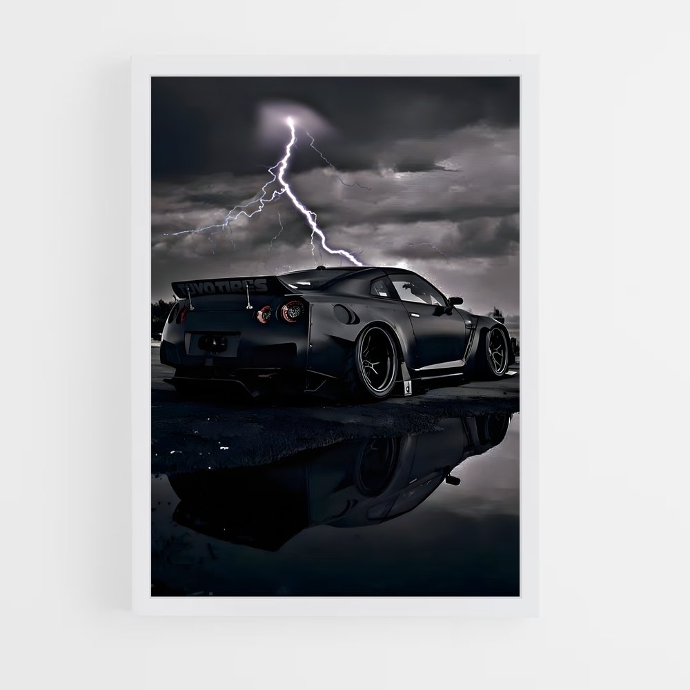 ap-gt-r r35-1 cadre Blanc