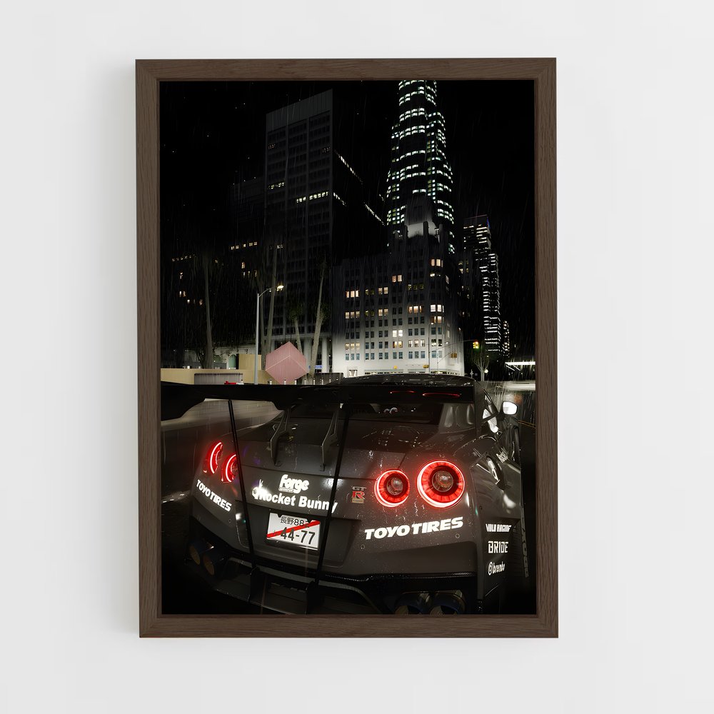ap-gt-r r35-10 cadre Bois foncé