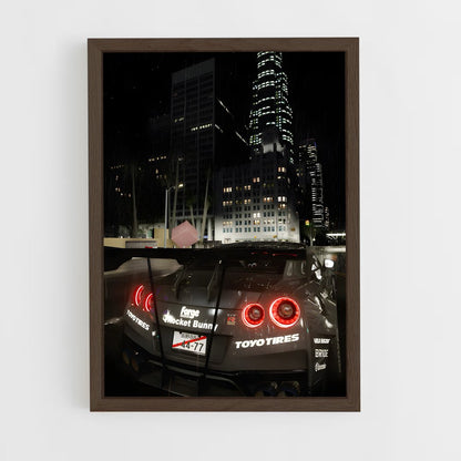ap-gt-r r35-10 cadre Bois foncé