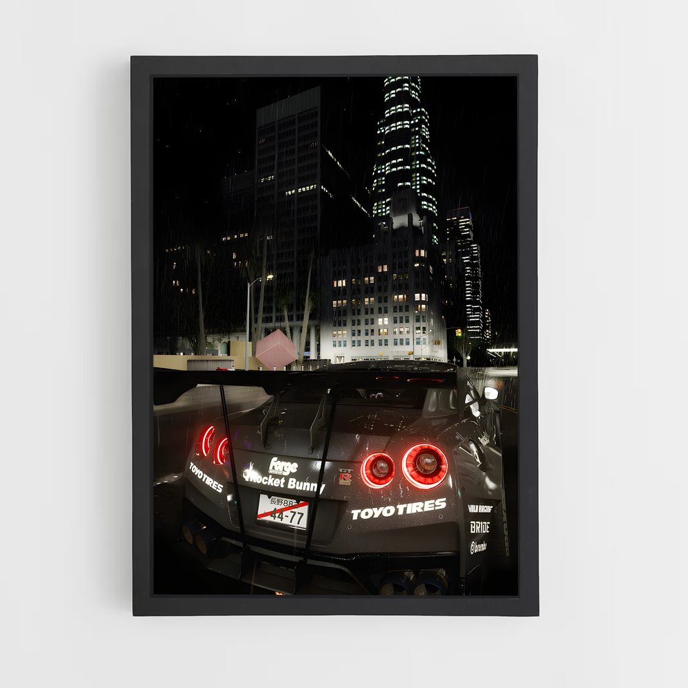ap-gt-r r35-10 cadre Noir