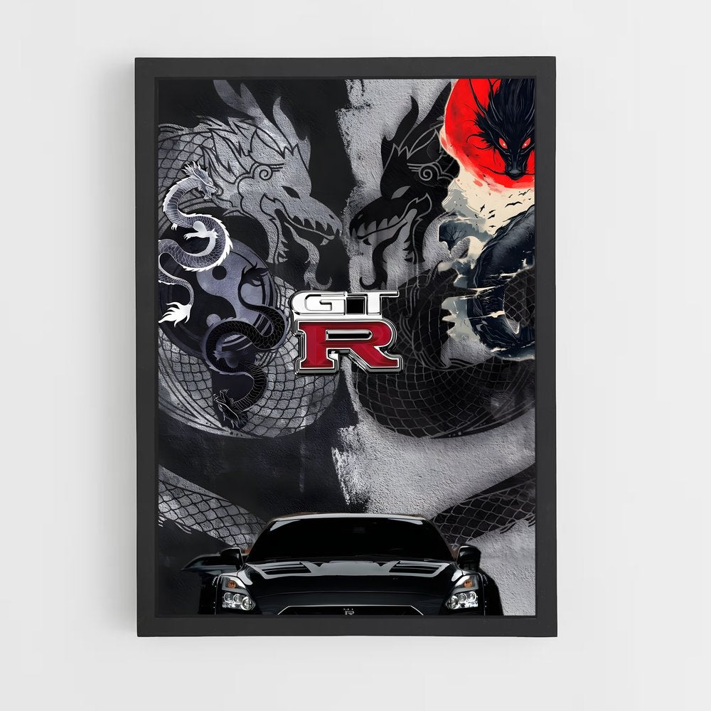 ap-gt-r r35-2 cadre Noir