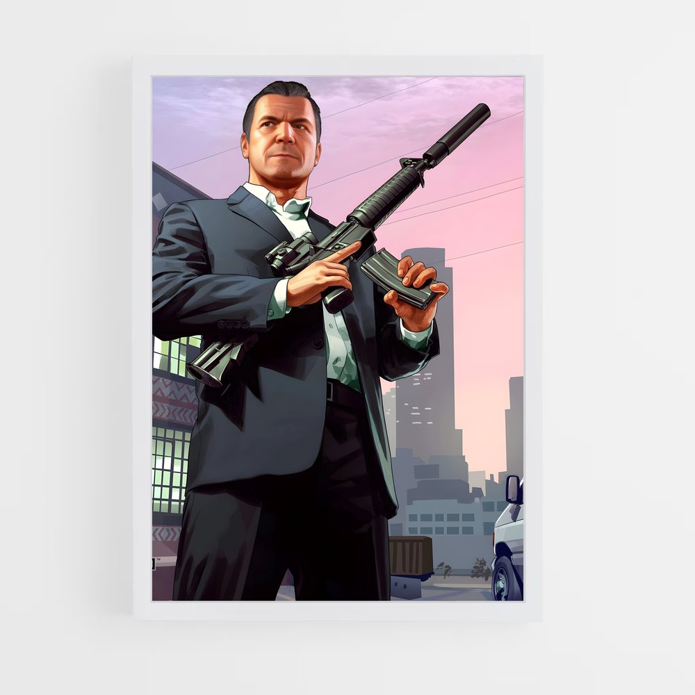 ap-gta v-4 cadre Blanc