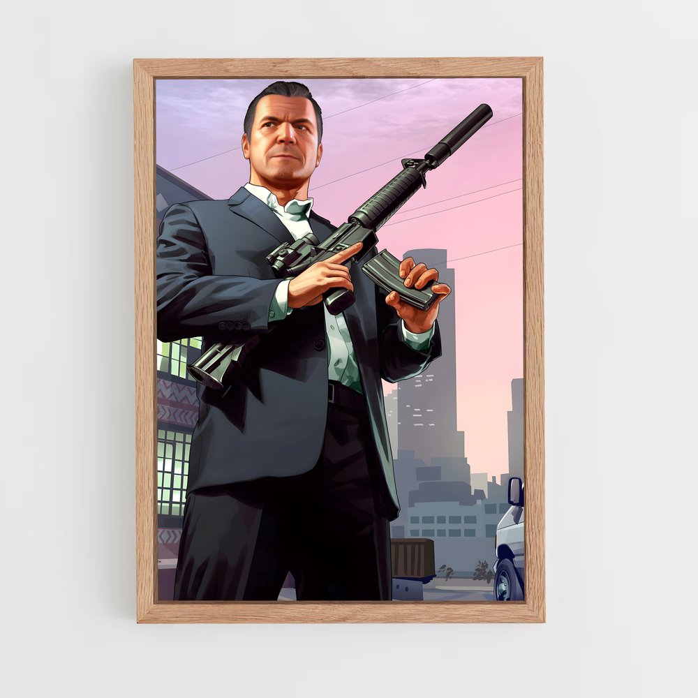 ap-gta v-4 cadre Bois clair
