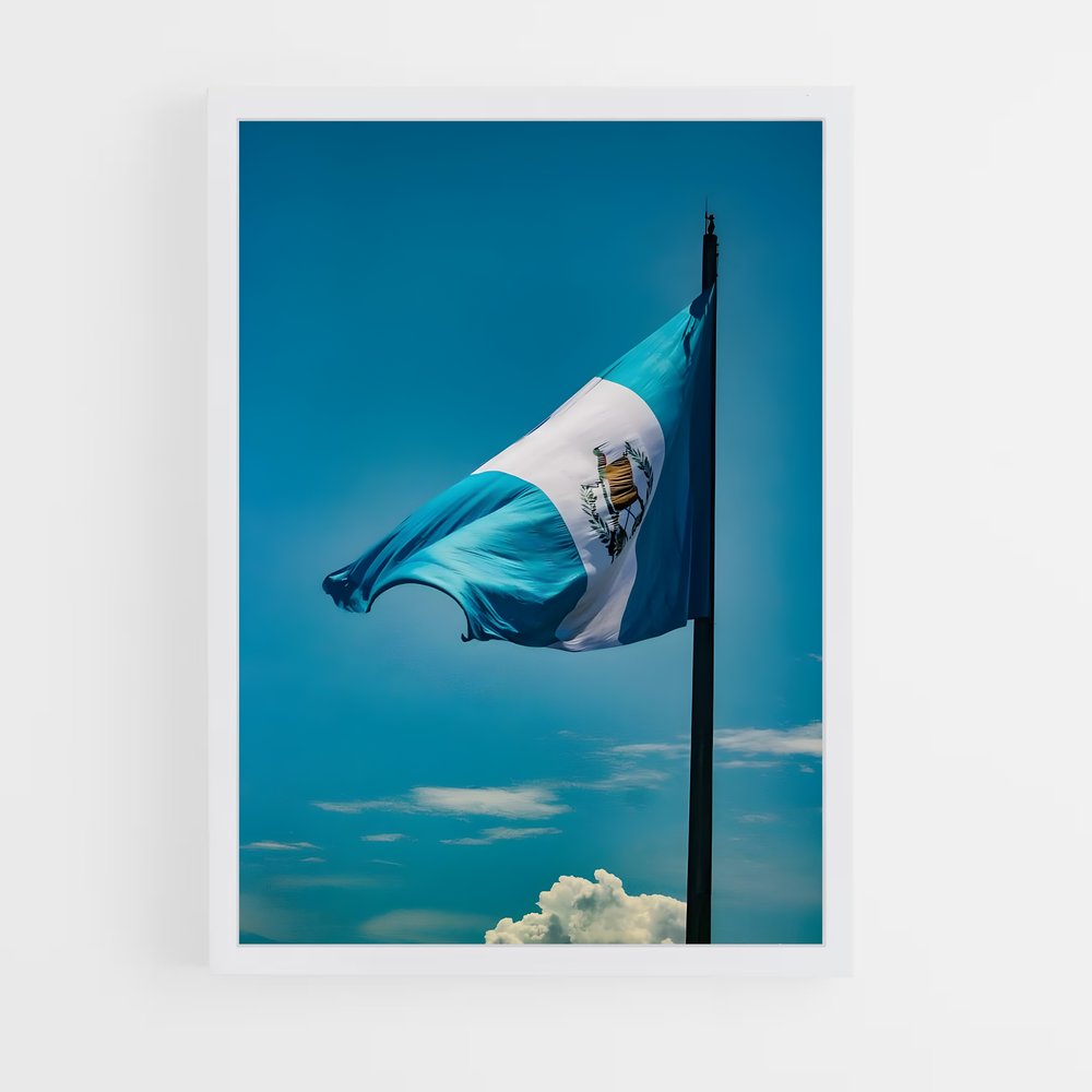 ap-guatemala flag-1 cadre Blanc