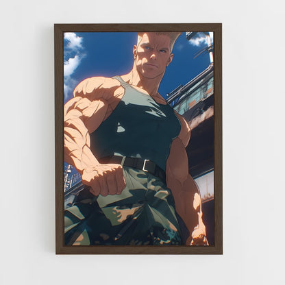 ap-guile-4 cadre Bois foncé