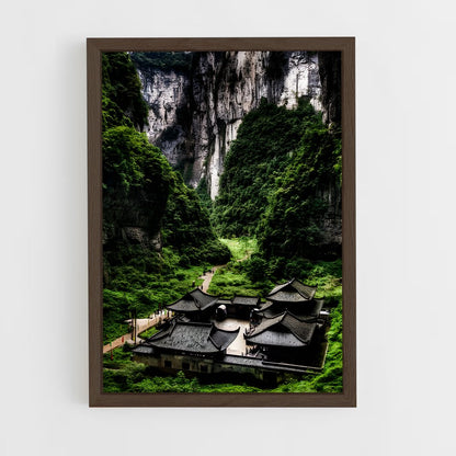 ap-guilin karst-1 cadre Bois foncé