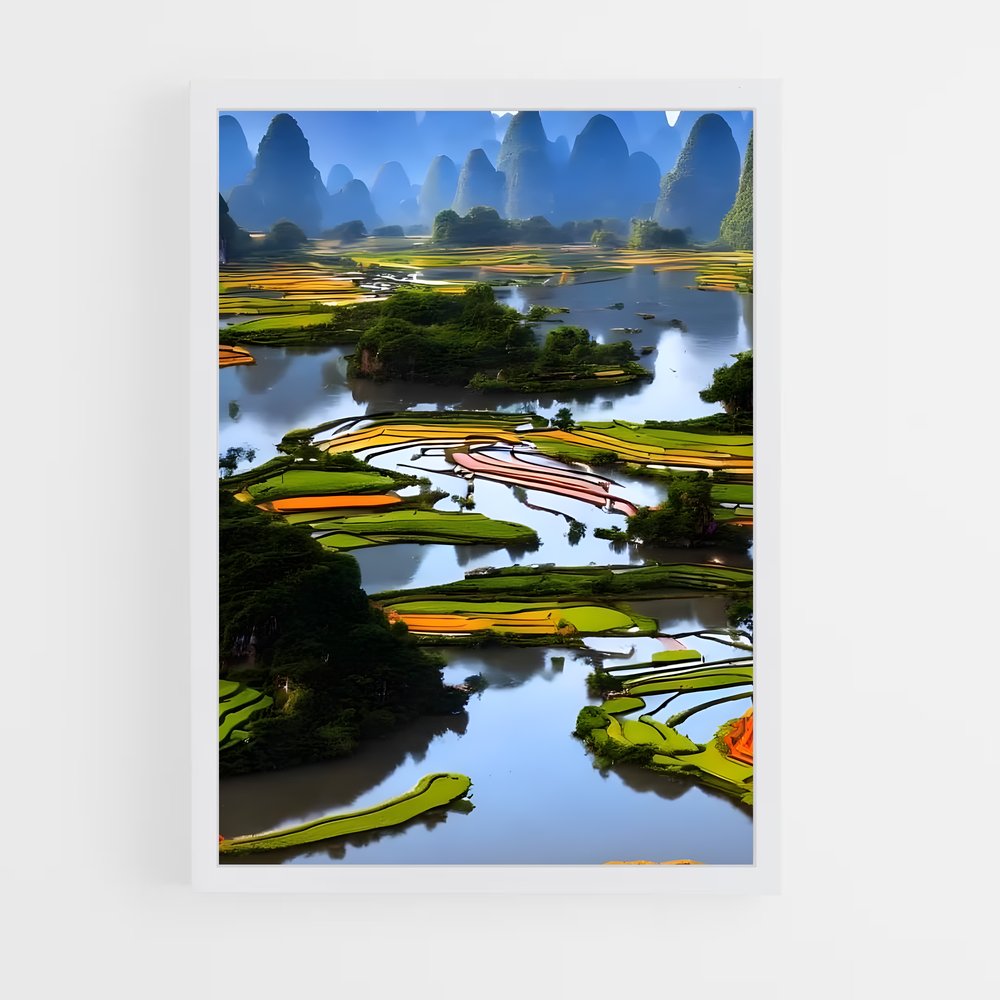 ap-guilin karst-3 cadre Blanc
